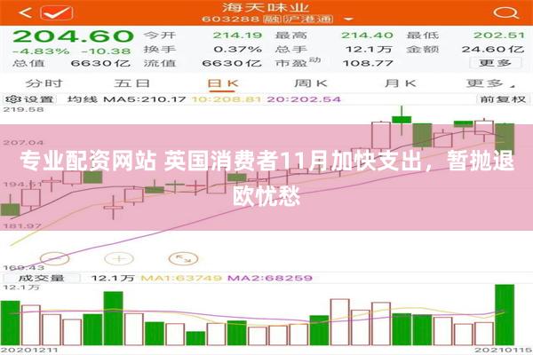 专业配资网站 英国消费者11月加快支出，暂抛退欧忧愁